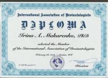 Наш руководитель стал членом международной ассоциации девиантологов.